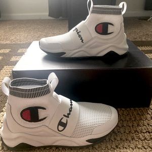Champion Rally Pro White & Black Shoes